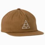 HUF UNSTRUCTURED TRIPLE TRIANGLE SNAPBACK TOFFEE