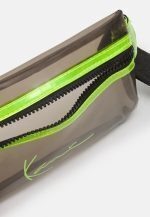 KARL KANI SIGNATURE TRANSPARENT WAIST BAG 12cm x 21cm x 1.5cm KKWACCQ12109LME BLACK LIME - Image 3