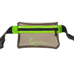 KARL KANI SIGNATURE TRANSPARENT WAIST BAG 12cm x 21cm x 1.5cm KKWACCQ12109LME BLACK LIME
