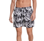 URBAN CLASSICS TB2679 PATTERN SWIM SHORTS PALM WHITE