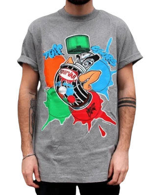 TUFF COLORS WRITERCLOTHING CLASSIC T-SHIRT GREY HEATHER