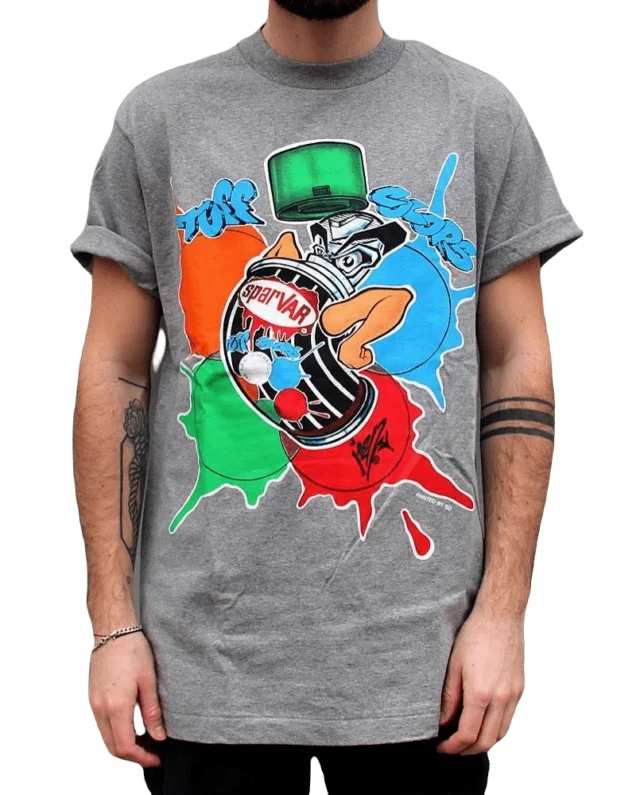 TUFF COLORS WRITERCLOTHING CLASSIC T-SHIRT GREY HEATHER