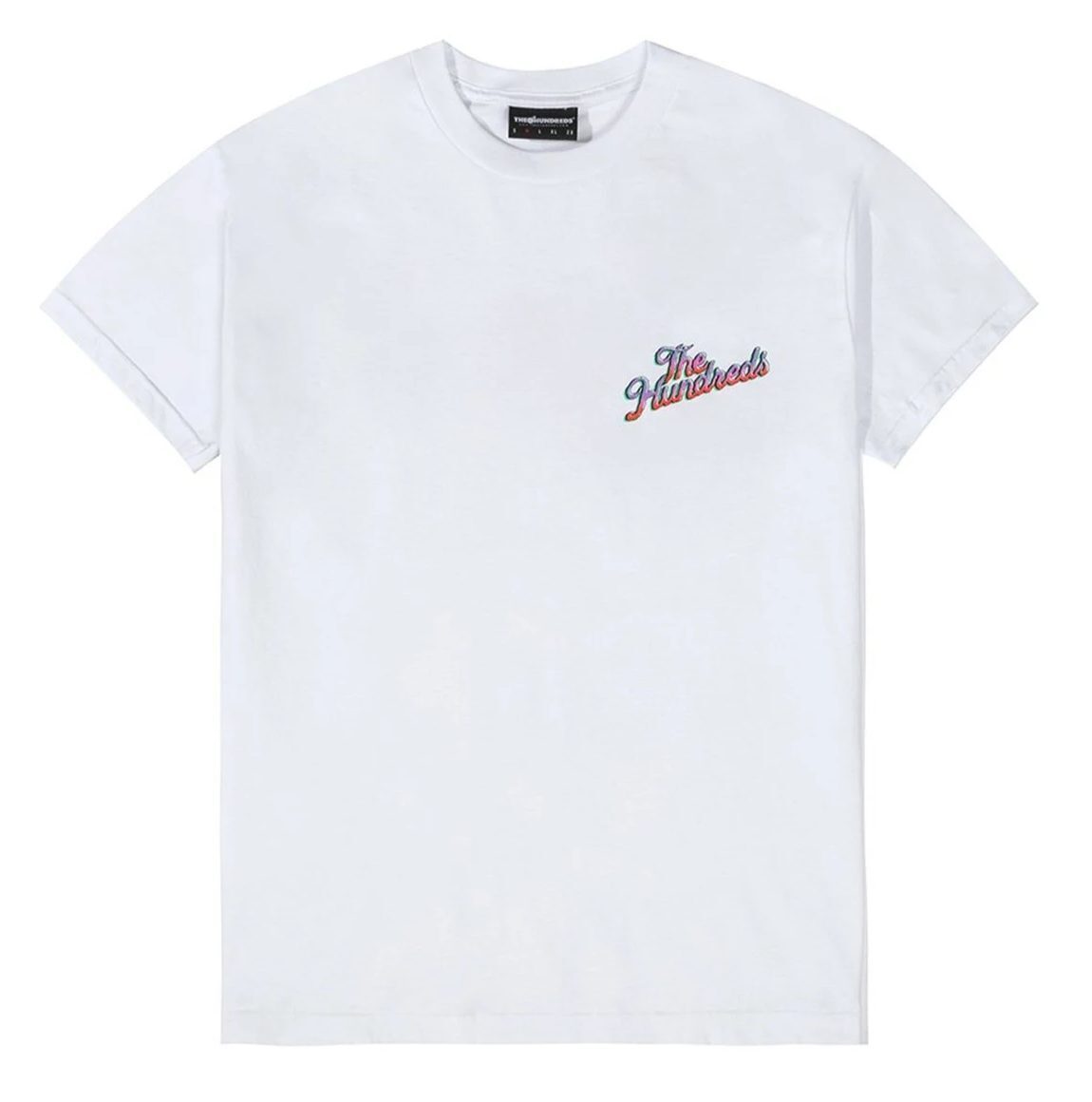 UntitledEDHHHED THE HUNDREDS WILD SLANT T-SHIRT WHITE - Image 1