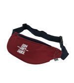 MR. SERIOUS COPS CAN'T DANCE HIP BAG MAROON RED