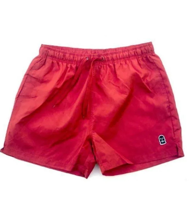 VANDALS ON HOLIDAYS BEACH SWIMWEAR RED - UrbanClassics