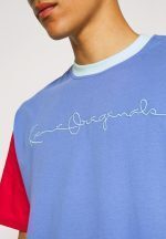KARL KANI ORIGINALS BLOCK TEE KKMQ22160BLU BLUE/RED/YELLOW - Image 2
