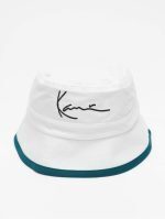 KARL KANI SIGNATURE REVERSIBLE BUCKET HAT KKMACCQ22102GRN WHITE/GREEN