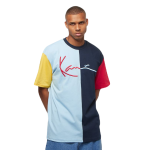 KARL KANI SIGNATURE TEE KKMQ22154NVY NAVY/LIGHTBLUE/RED