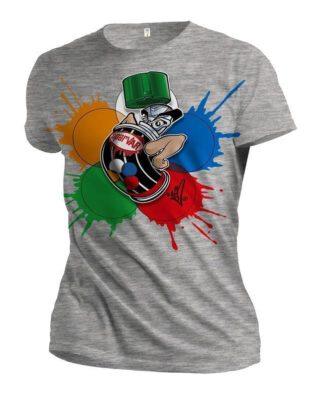 TUFF COLORS WRITERCLOTHING CLASSIC T-SHIRT GREY HEATHER - Writersclothing