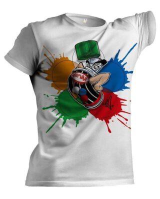 TUFF COLORS WRITERCLOTHING CLASSIC T-SHIRT WHITE - Writersclothing