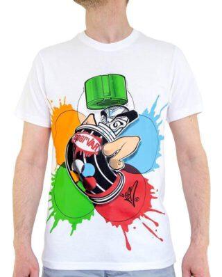 TUFF COLORS WRITERCLOTHING CLASSIC T-SHIRT WHITE