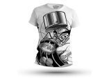 TUFF COLORS WRITERCLOTHING HALFTONE T-SHIRT WHITE