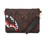 SPRAYGROUND DRIP CHECKERED POUCHETTE B3932 MULTICOLORED