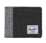 HERSCHEL SUPPLY ROY WALLET BLACK CROSSHATCH/BLACK/RAVEN CROSSHATCH 10363-04890 3.5"(H) x 4.4"(W) x 0.5"(D)