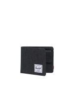 HERSCHEL SUPPLY ROY WALLET COIN 10766-02090 BLACK CROSSHATCH 3.5"(H) x 4.4"(W) x 0.75"(D) - Image 3