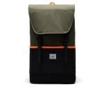 HERSCHEL SUPPLY RETREAT BACKPACK PRO 11039-04940 IVY GREEN/BLACK/SHOCKING ORANGE 17.25"(H) x 11"(W) x 6.5"(D), 22L
