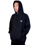 OBEY MASS RESISTANCE PREMIUM HOODED FLEECE 112842784E BLACK