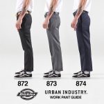 DICKIES 873 SLIM STRAIGHT WORK CHINO PANT DK0WP873B841 BRONZE MIST - Image 7