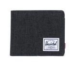 HERSCHEL SUPPLY ROY WALLET COIN 10766-02090 BLACK CROSSHATCH 3.5"(H) x 4.4"(W) x 0.75"(D)
