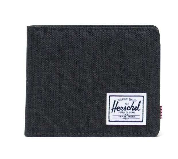 GERGEGEGE HERSCHEL SUPPLY ROY WALLET COIN 10766-02090 BLACK CROSSHATCH 3.5"(H) x 4.4"(W) x 0.75"(D) - Image 1