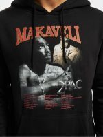 MISTER TEE TUPAC MAKAVELI HOODY MT1319 BLACK - Image 2
