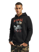 MISTER TEE TUPAC MAKAVELI HOODY MT1319 BLACK