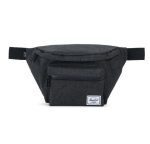 HERSCHEL SUPPLY SEVENTEEN HIP BAG 10017-02090 BLACK CROSSHATCH 6.5"(H) x 13"(W) x 3.5"(D), 3.5L