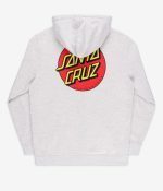 SANTA CRUZ CLASSIC DOT ZIP HOOD SCA-HDZ-0322 ATHLETIC HEATHER - Image 2