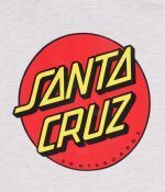 SANTA CRUZ CLASSIC DOT ZIP HOOD SCA-HDZ-0322 ATHLETIC HEATHER - Image 4