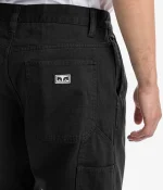 OBEY HARDWORK CARPENTER PANT BLACK - Image 3