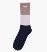 OBEY MILTON SOCKS 100260147 GALLNUT MULTI  ONE SIZE