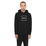 HUF BOX LOGO PULLOVER HOODIE PF00098 BLACK - Image 4