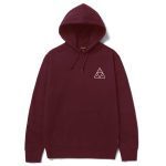 HUF TRIPLE TRIANGLE PULLOVER HOODIE PF00100 BLOODSTONE