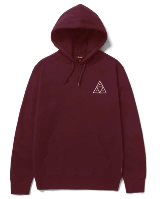 HUF TRIPLE TRIANGLE PULLOVER HOODIE PF00100 BLOODSTONE