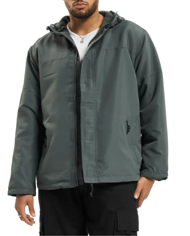 BRANDIT WINDBREAKER FRONTZIP ANTHRACITE