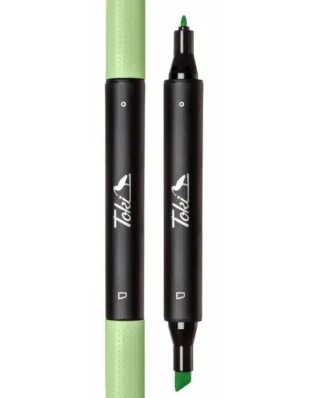TOKI TI14Y001 TWIN MARKER 1-7 MM CHISEL & 0.7 MM FINE TIP