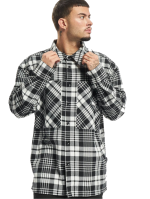 SOUTHPOLE CHECKED WOVEN SHIRT SP165 BLACK/WHITE