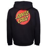 SANTA CRUZ CLASSIC DOT ZIP HOOD SCA-HDZ-0335 BLACK - Image 2