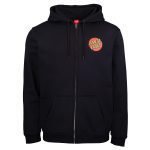 SANTA CRUZ CLASSIC DOT ZIP HOOD SCA-HDZ-0335 BLACK