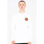 SANTA CRUZ CLASSIC DOT CHEST L/S T-SHIRT SCA-LTE-1126 WHITE - Image 3