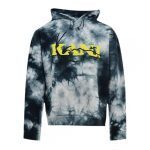 KARL KANI RETRO TIE DYE HOODIE KM213-028-1 WHITE/ DARK GREY