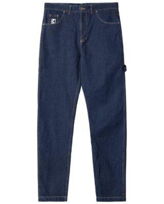 KARL KANI RETRO RINSED DENIM PANTS KU213-008-1 DARK BLUE - KARL KANI