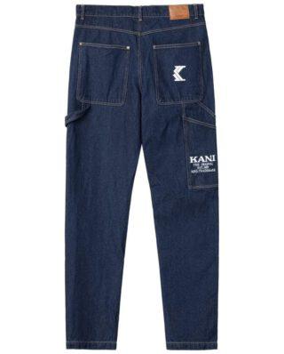 KARL KANI RETRO RINSED DENIM PANTS KU213-008-1 DARK BLUE - KARL KANI