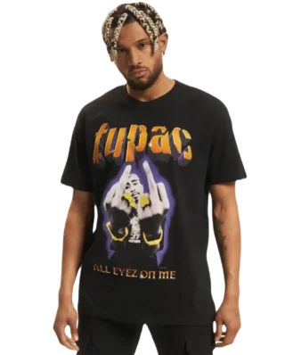 MISTER TEE TUPAC THUG PASSION OVERSIZE TEE MT1924 BLACK