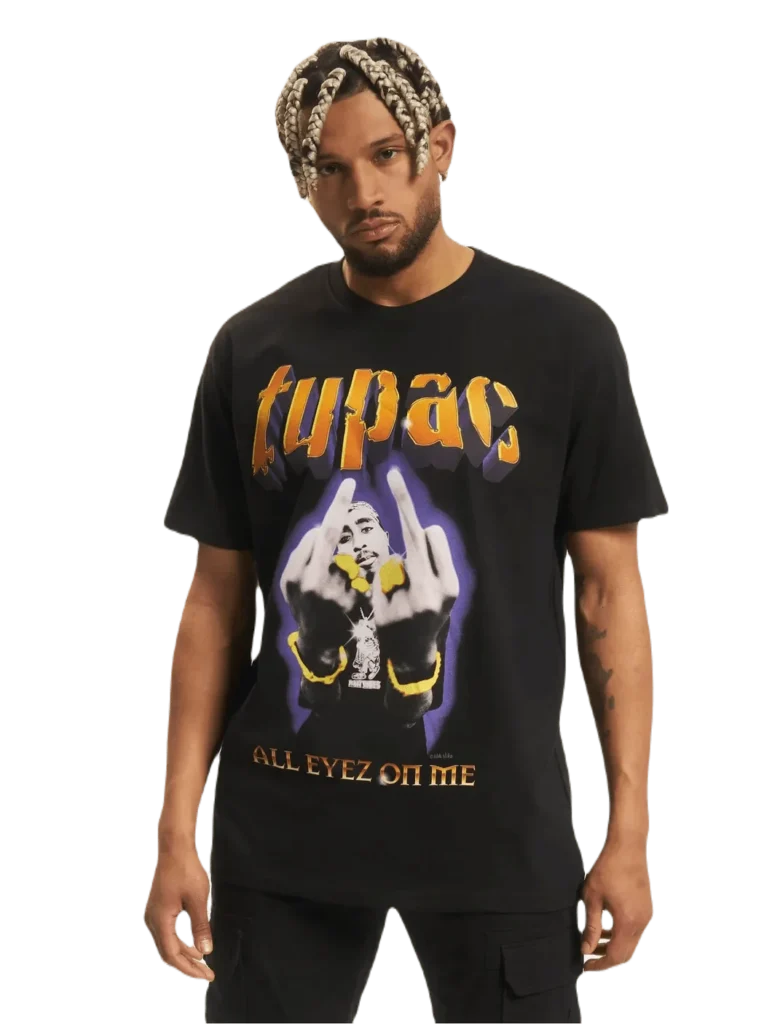 MISTER TEE TUPAC THUG PASSION OVERSIZE TEE MT1924 BLACK