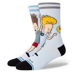 STANCE BEAVIS & BUTTHEAD SETTLE DOWN CREW SOCK