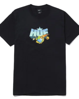 HUF HUFADELIC T-SHIRT BLACK