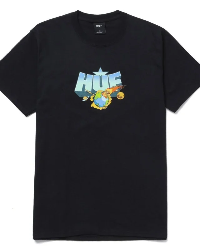 HUF HUFADELIC T-SHIRT BLACK