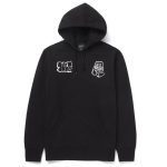 HUF REMIO PULLOVER HOODIE BLACK