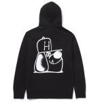 HUF REMIO PULLOVER HOODIE BLACK - Image 2